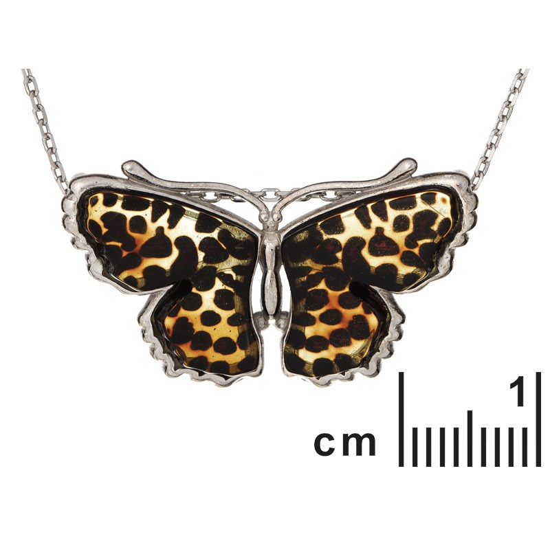 PENDENTIF ARGENT AMBRE