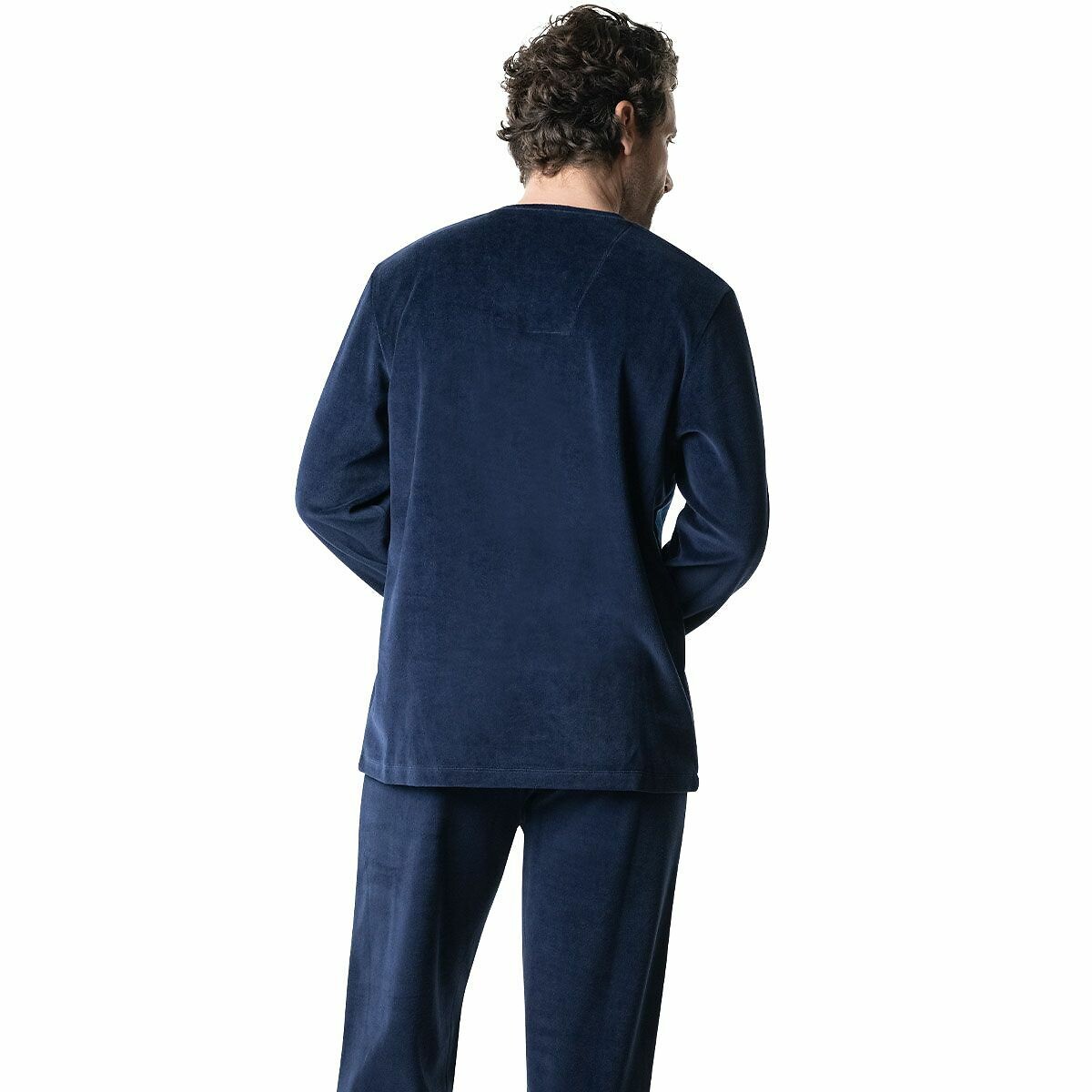 EMINENCE<br>Pijama comprido com decote em V, em veludo