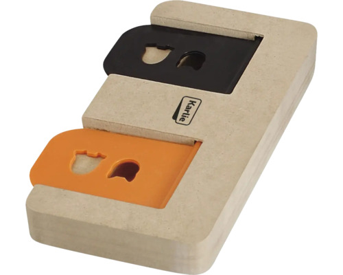 Karlie Brain Train Raadsel Hondenspeelgoed, 22 x 13 x 3 cm, Hout en Kunststof, Intelligentiespeelgoed, Snoepgoed, Activiteitenspeelgoed, Interactief Speelgoed
