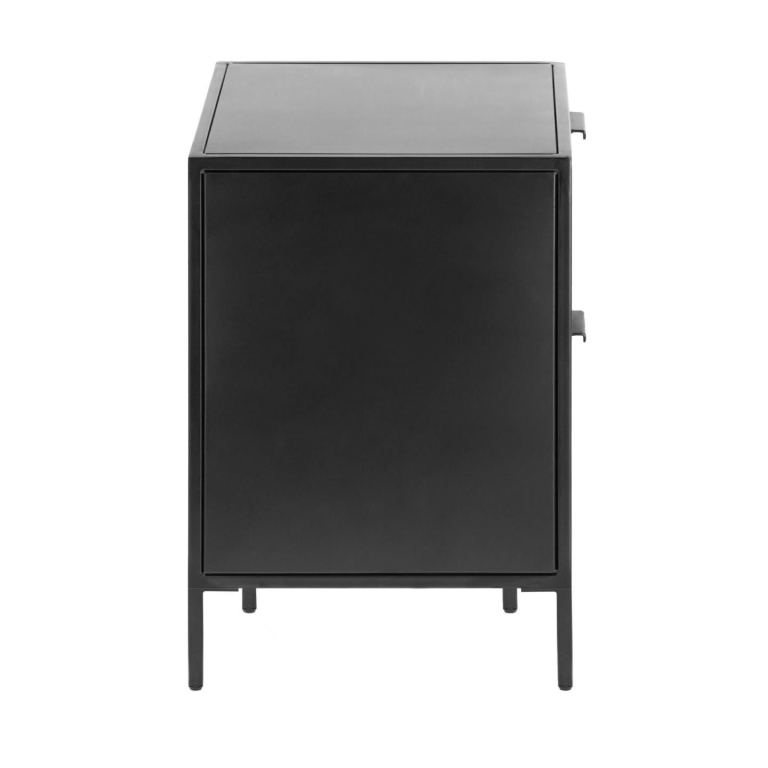 Kave Home Shantay nachtkastje 40x50 zwart