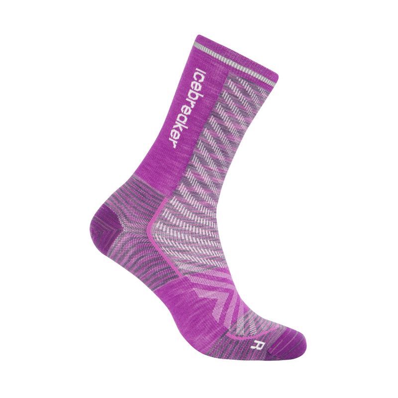 Merino Blend Run+ Ultralight Crew Fusion Dye - Chaussettes en laine mérinos femme