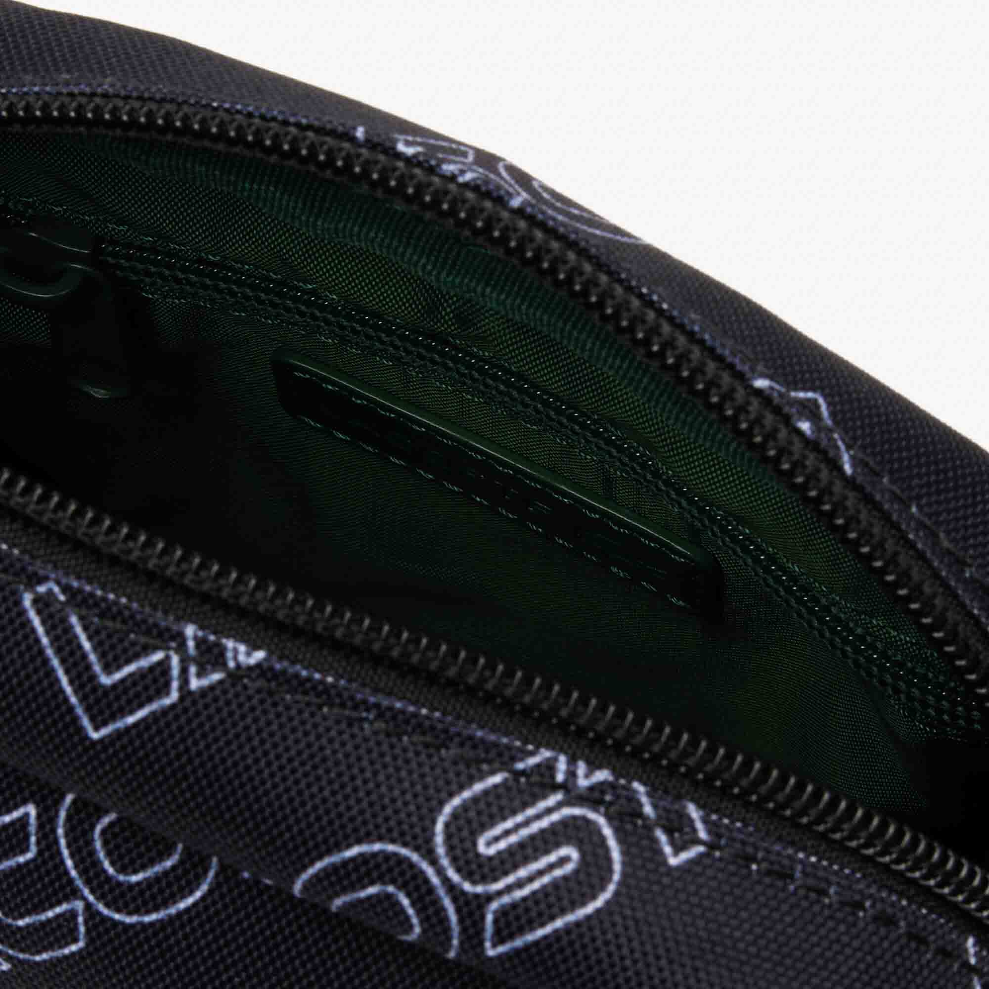 Sacoche verticale Neocroc effet petit piqué Sacoches & Pochettes - Noir - Lacoste - Homme