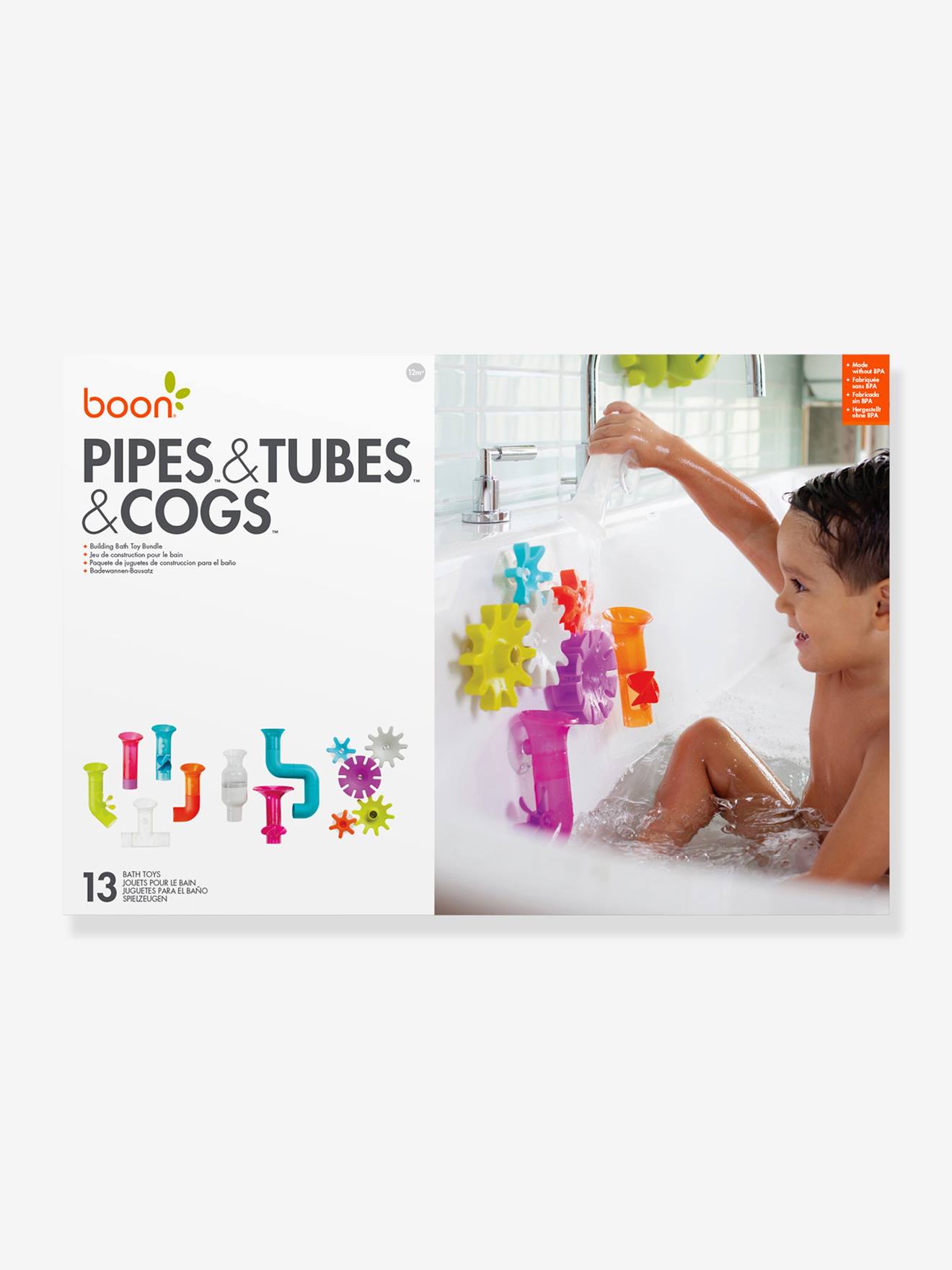 Conjunto de acessórios de banheiro multicoloridos Boon