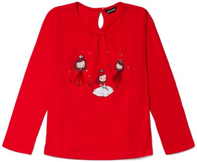 Luca & Lola Martina Topp 2-pack, Red/White