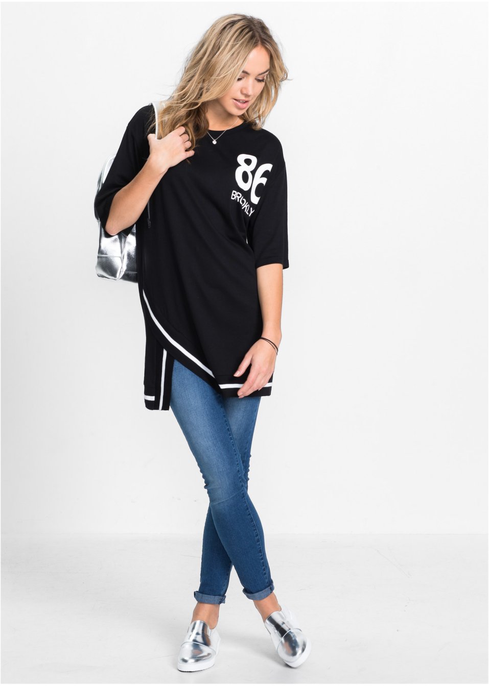T-shirt avec épaules oversize