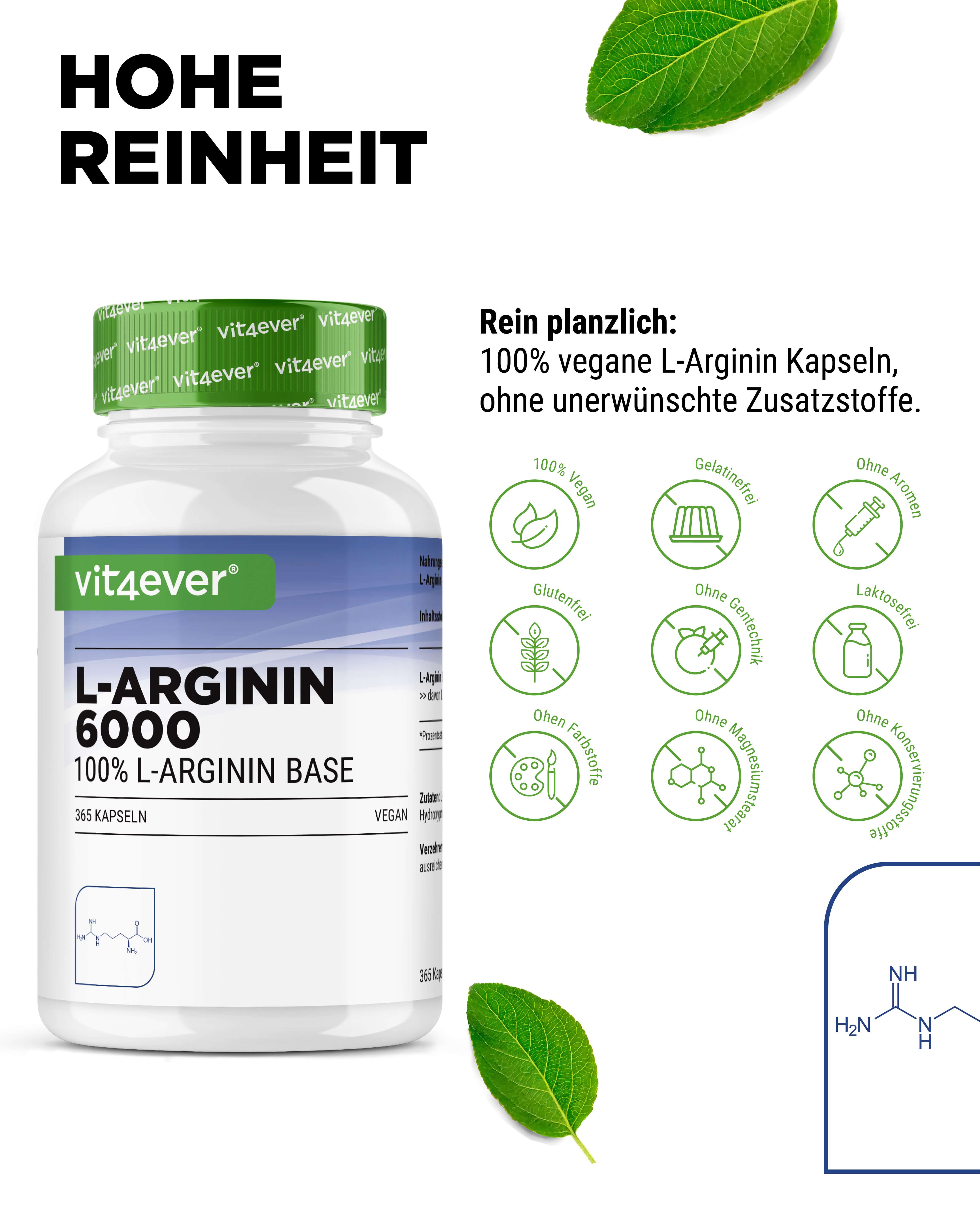 vit4ever L-Arginin Intenso