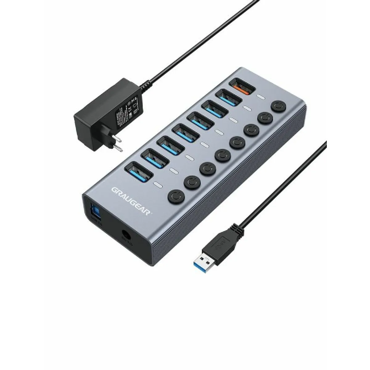 GRAUGEAR USB-HUB 7x