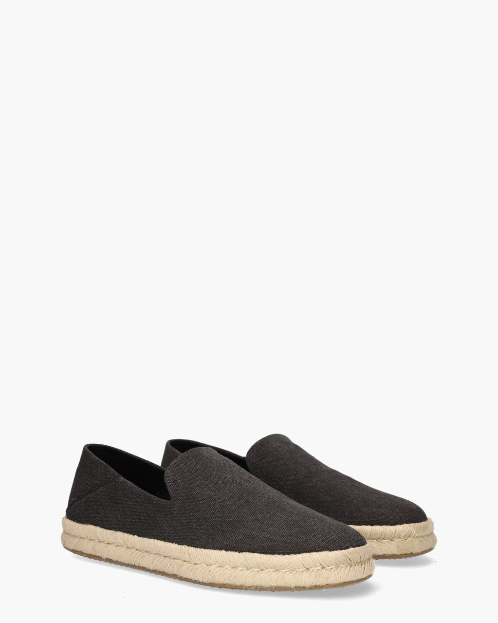 Toms Santiago Canvas Zwart Herenloafers