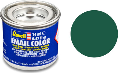 Emalje Maling Til Hobby - Revell - Dark Green Mat 14 ML