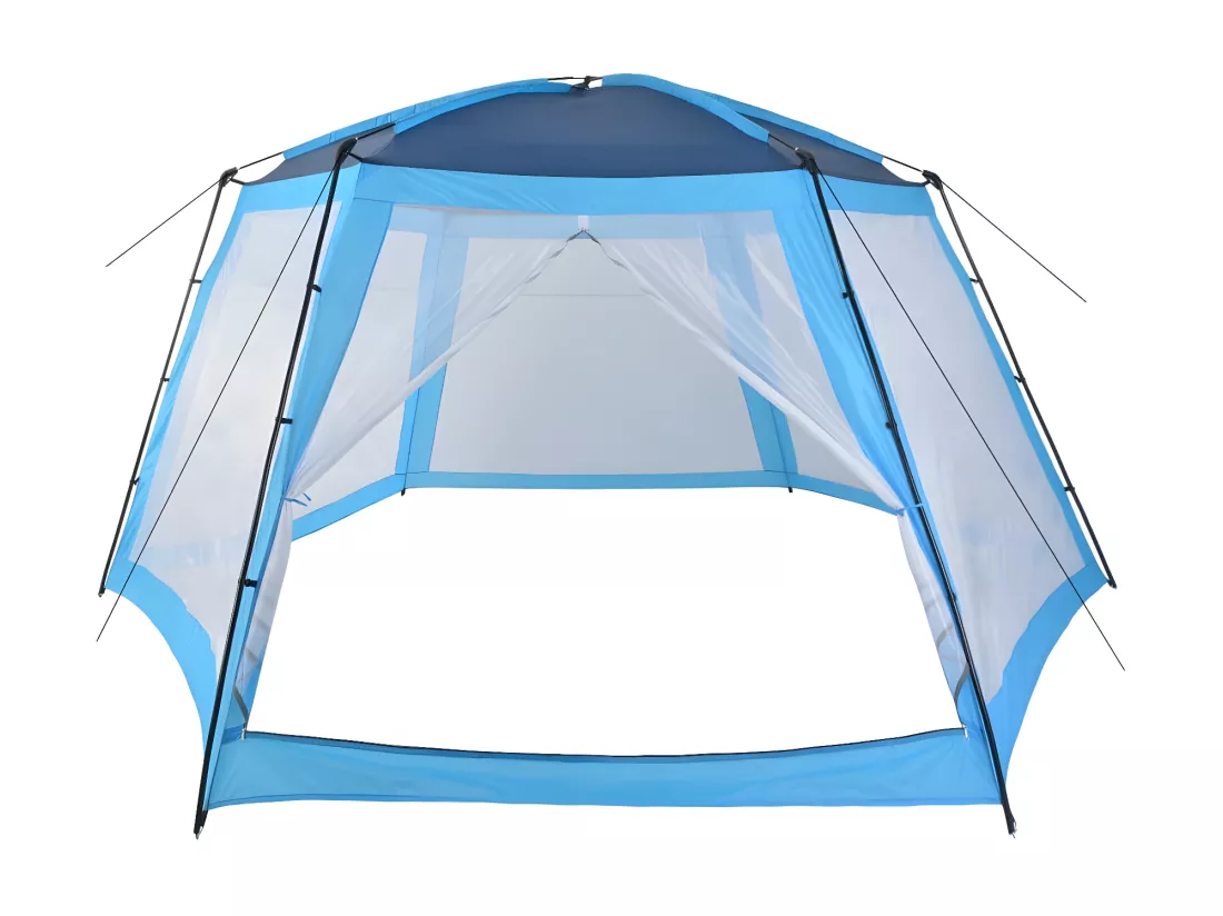 Prolenta Premium - Tente de piscine Tissu 590x520x250 cm Bleu