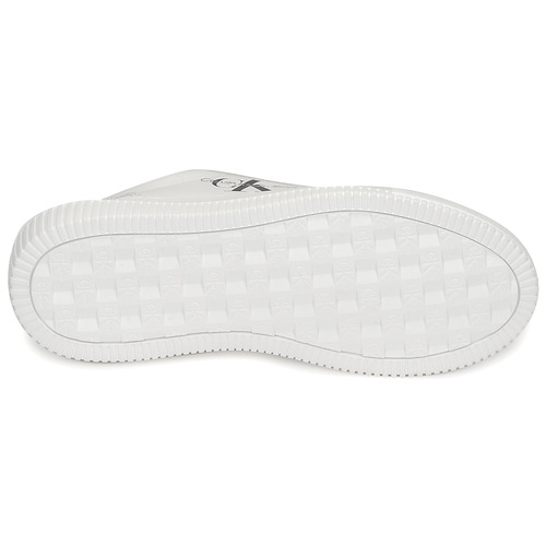 Calvin Klein Jeans - CHUNKY CUPSOLE LACEUP MON LTH WN - Blanc / Vert