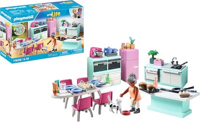 Playmobil 71608 My Life Byggesett Kjøkken med Spisested