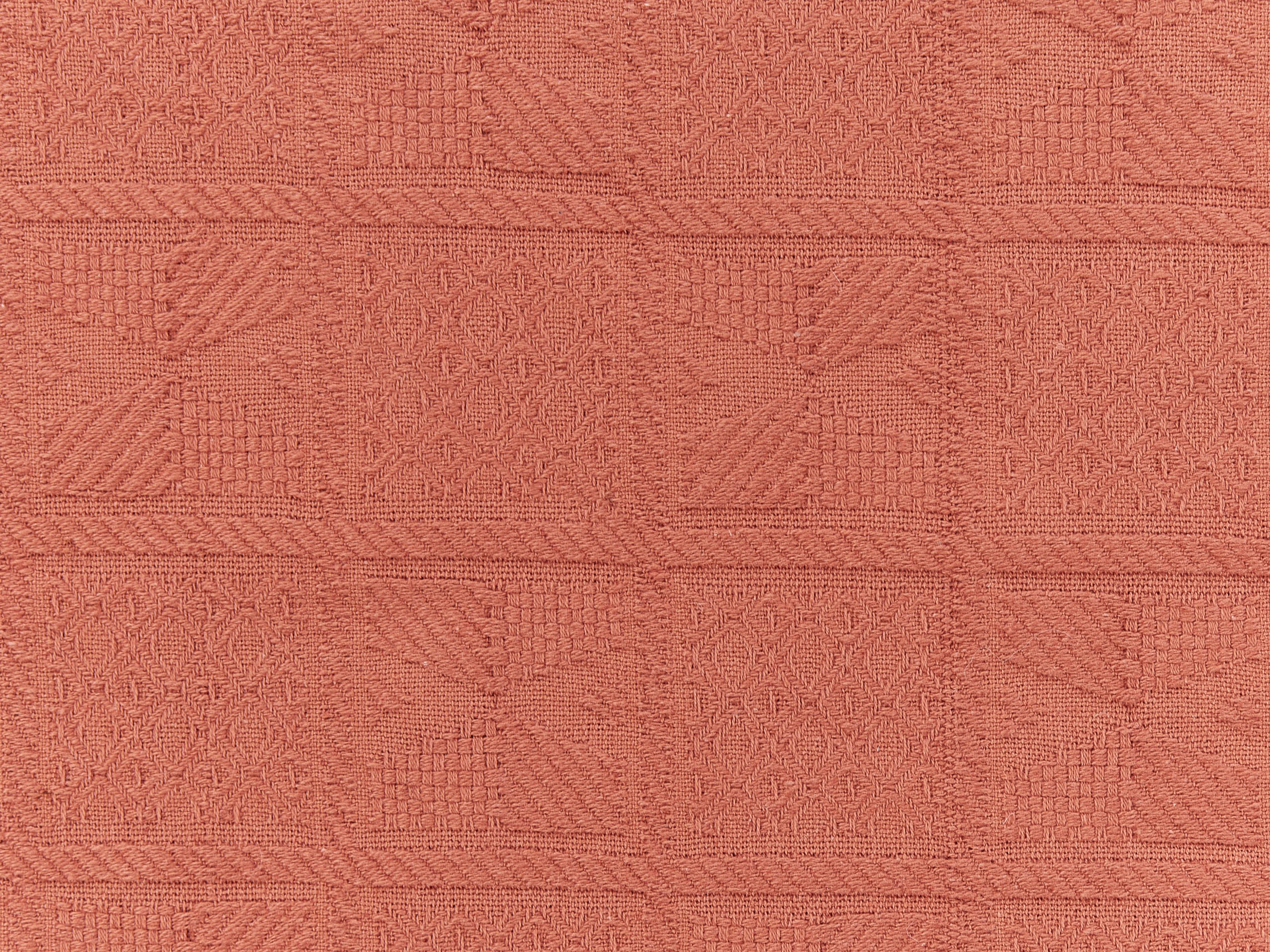 Sprei MARAKA Katoen 200 x 220 cm Lichtrood