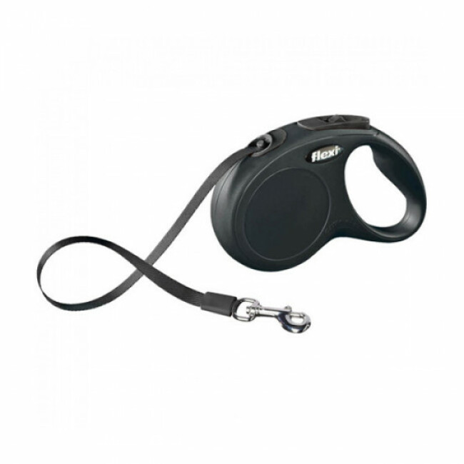 Laisse à enrouleur sangle Flexi New Classic pour chien