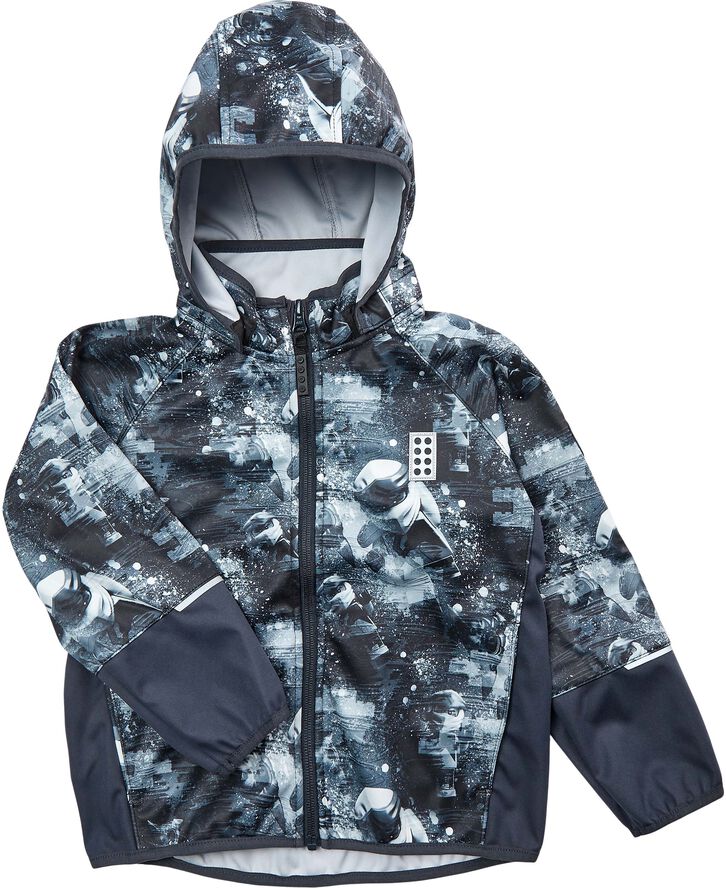 LEGO kidswear-LEGO børnetøj LWSEFRIT 204 -SOFTSHELL JACKET Grå