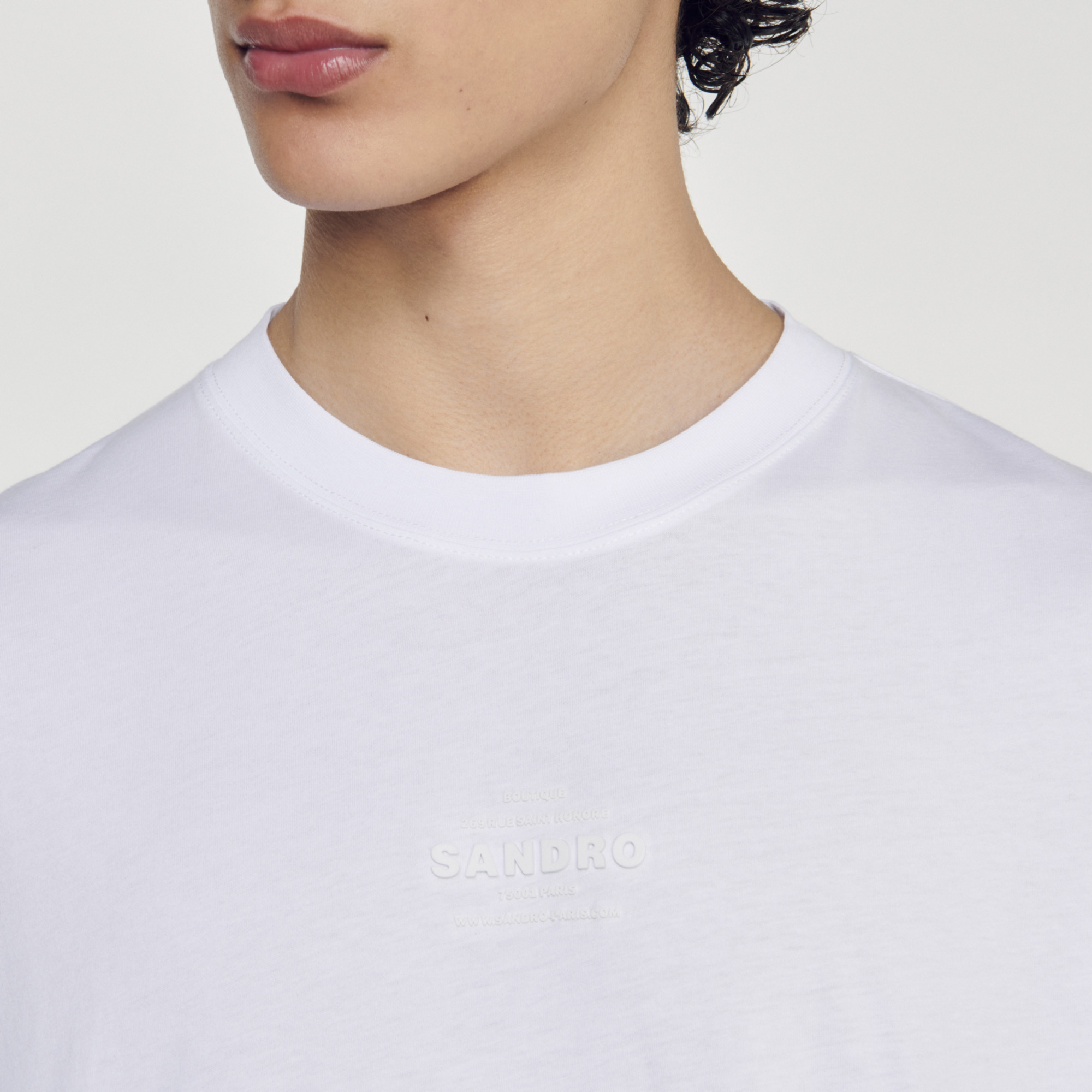 T-shirt logo rubber