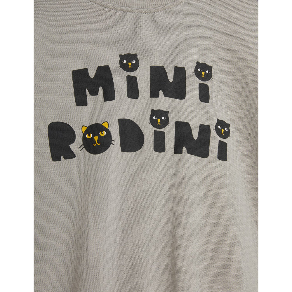 Køb Mini Rodini Grey Mini Rodini Cats Sweatshirt