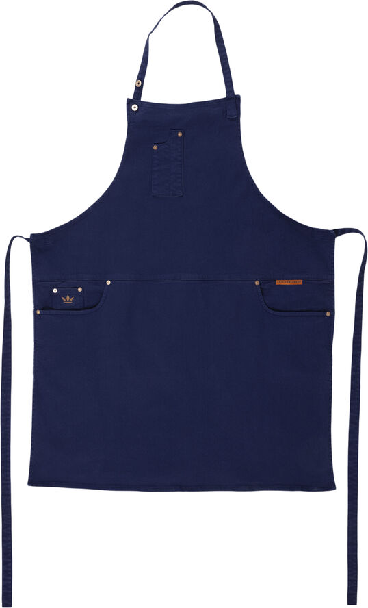 DutchDeluxes 5 Pocket Comfort Fit Apron Dark Blue Blå