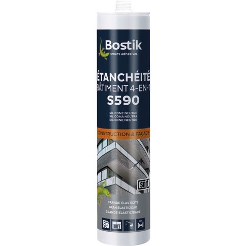 Mastic bâtiment 4en1 S590 cartouche 300ml gris