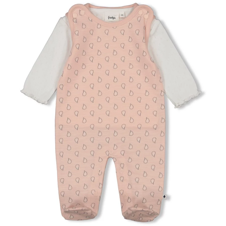 Feetje Strampler 2-tlg. Pretty Paisley Roze