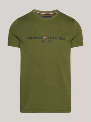 Camiseta Slim Fit com Logo