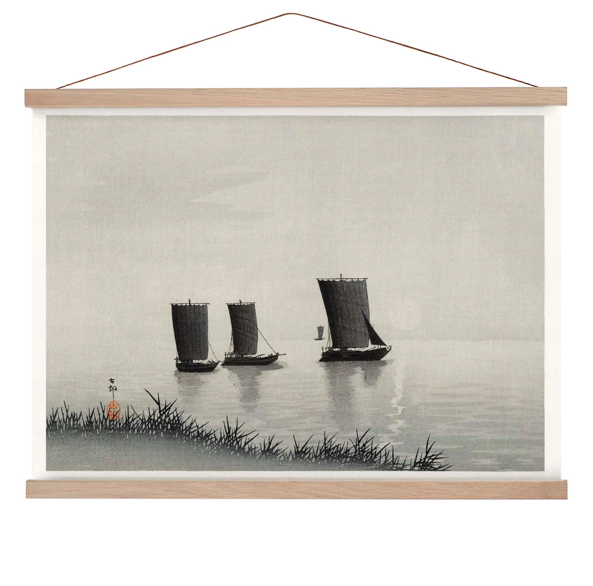 Fischerboote von Ohara Koson