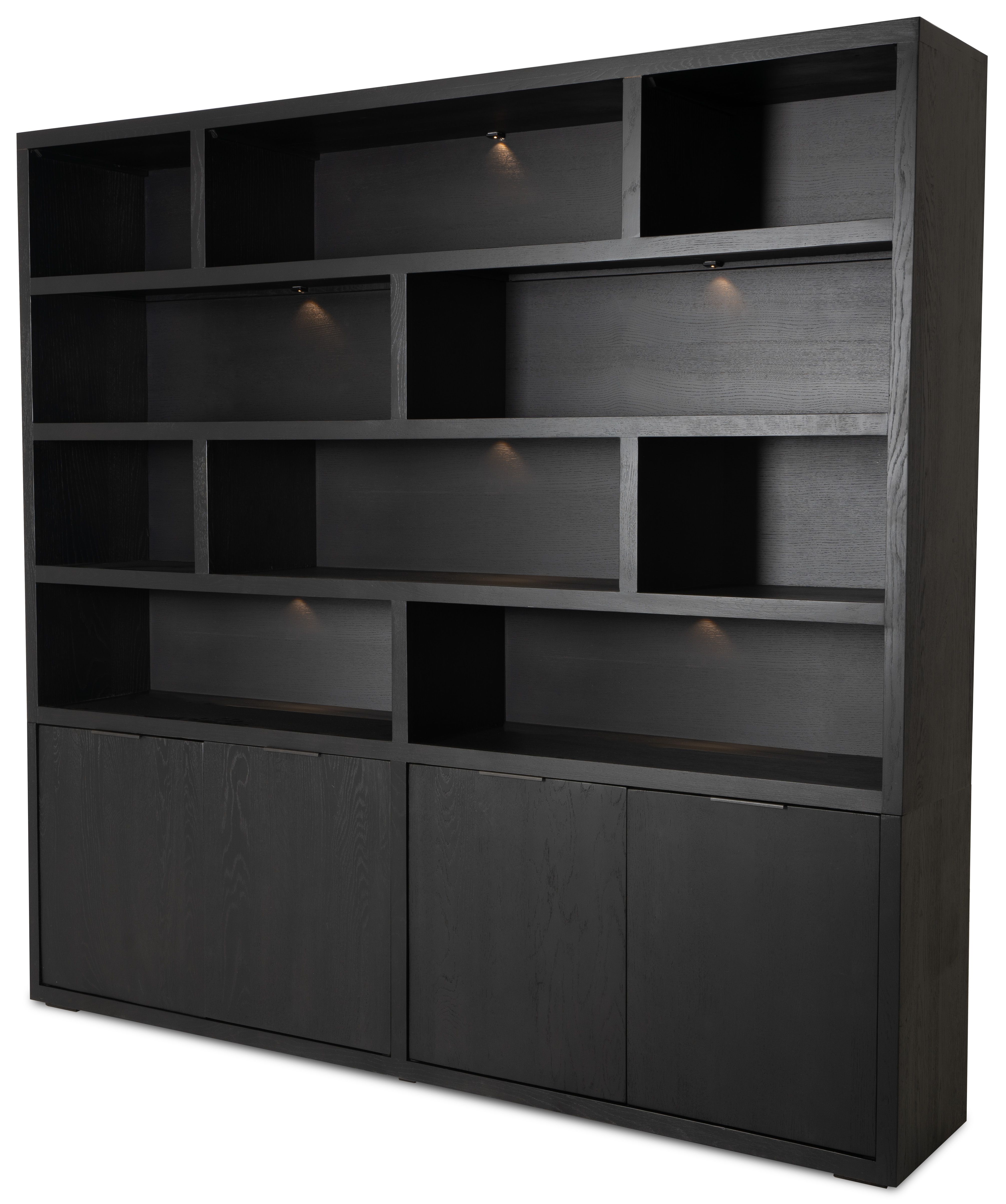 Boekenkast Established B220 x D40 x H210 cm