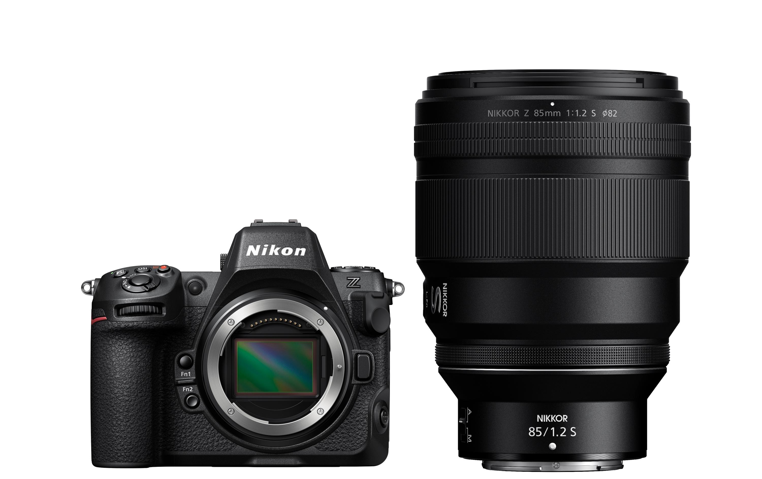 Fotokamera Z8 85 KIT<br>Vollformat-Hybridkamera mit extrem lichtstarkem, professionellem Porträtobjektiv mit aussergewöhnlichem Bokeh