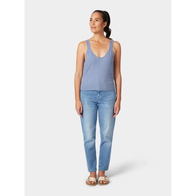 Damen-Stricktop, Hellblau