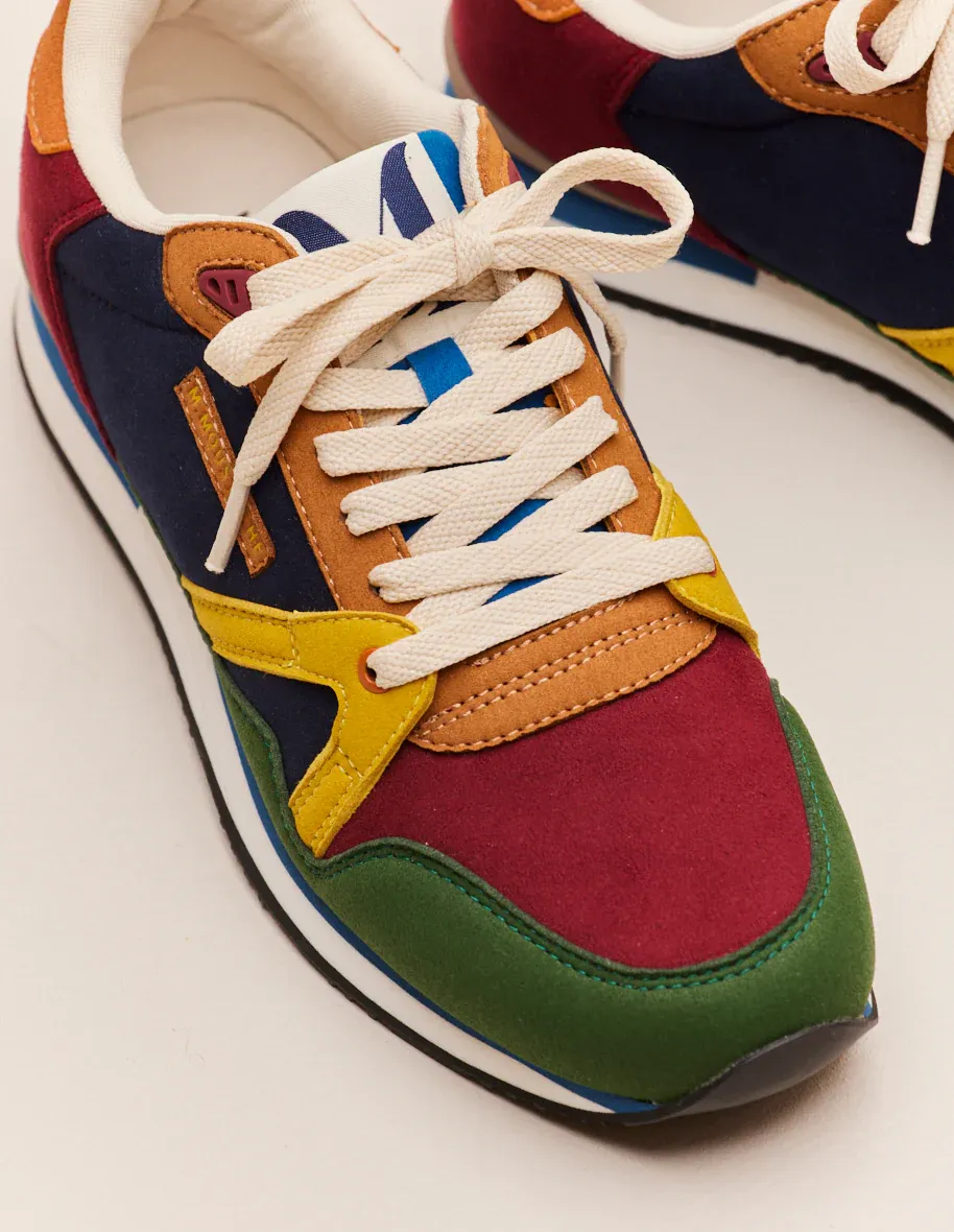 Sneakers basses multicolores vegan André M.Moustache