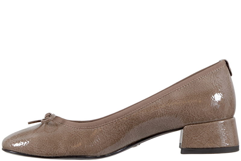 TAMARIS PUMPS I TAUPE POLIDO LAK