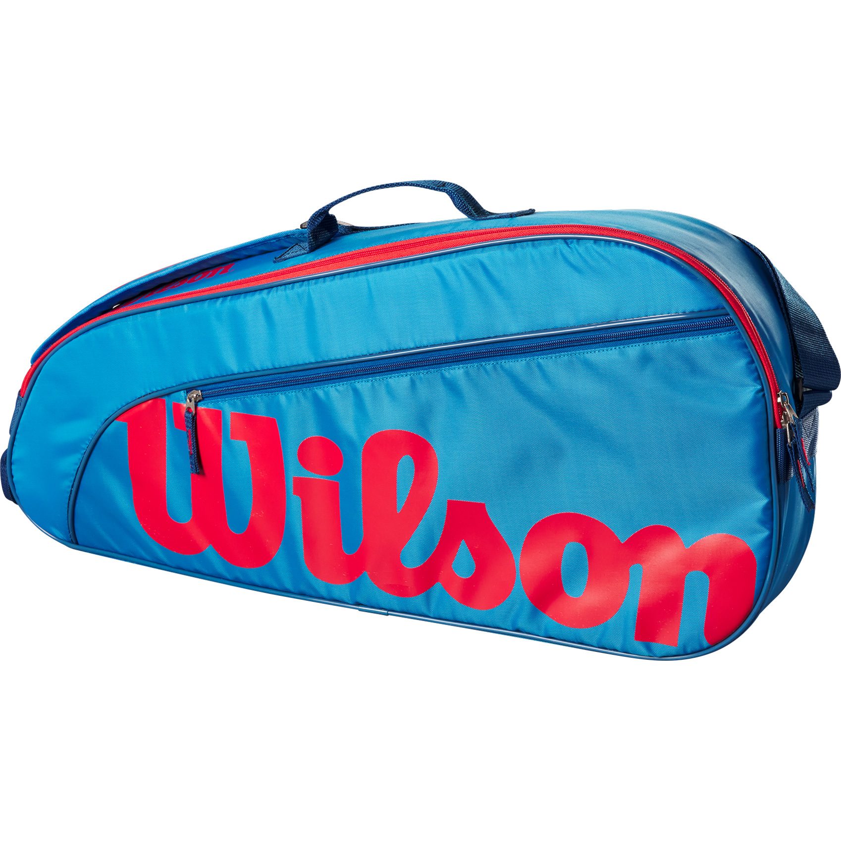 Wilson Junior 3 Pack Tennistasche Kinder blau