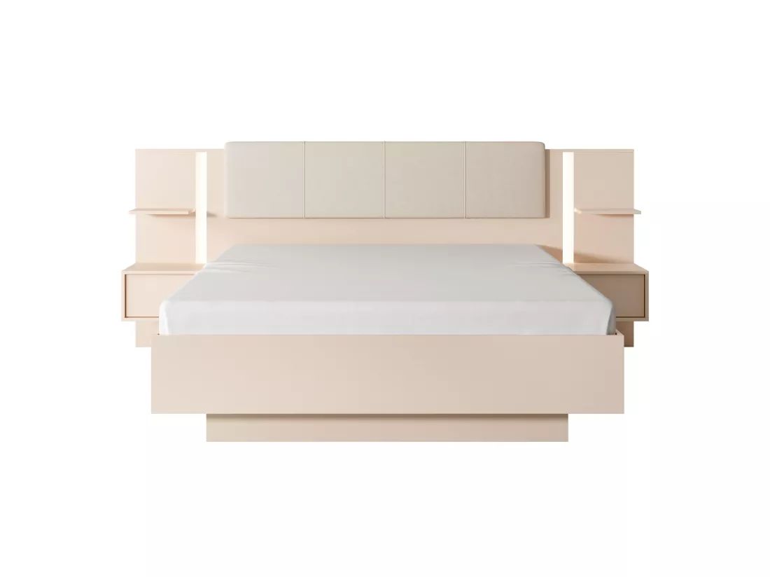 Lit escamotable DAST B 160x200 Rose