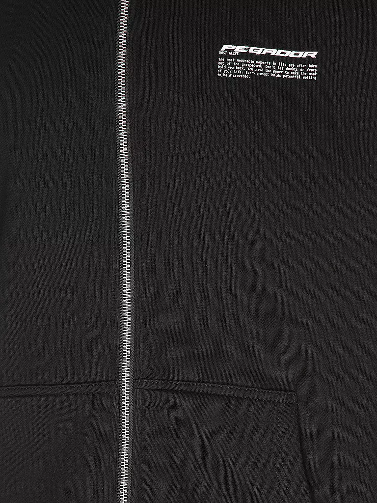 PEGADOR Sweatjacke CHASE schwarz