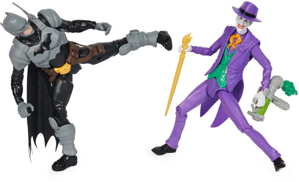 DC COMICS - FIGURINE - BATMAN - BATMAN VS LE JOKER 30CM
