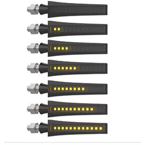 Highsider - Clignotants LED Séquentiel STS 1 Noir