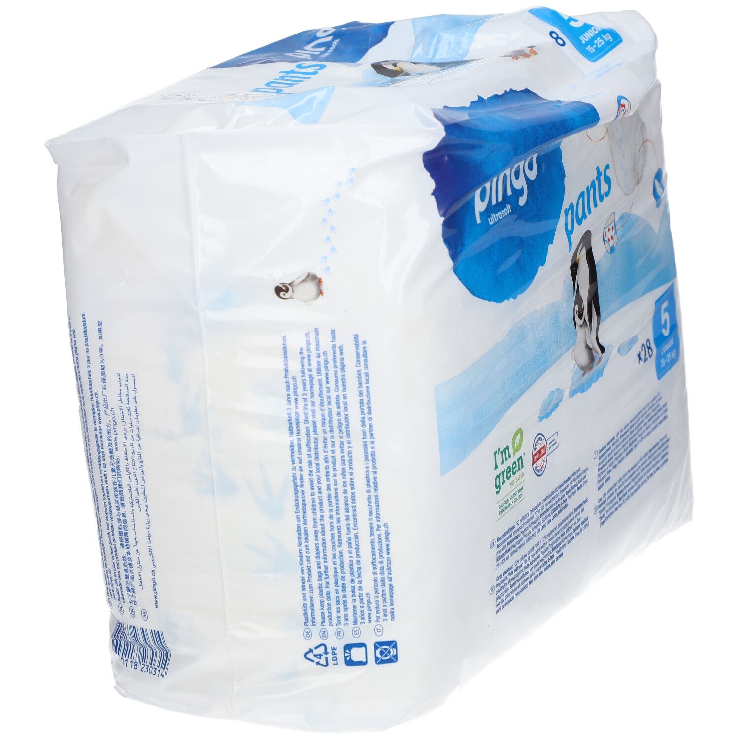 pingo® Bio Windeln Junior 12-25 kg