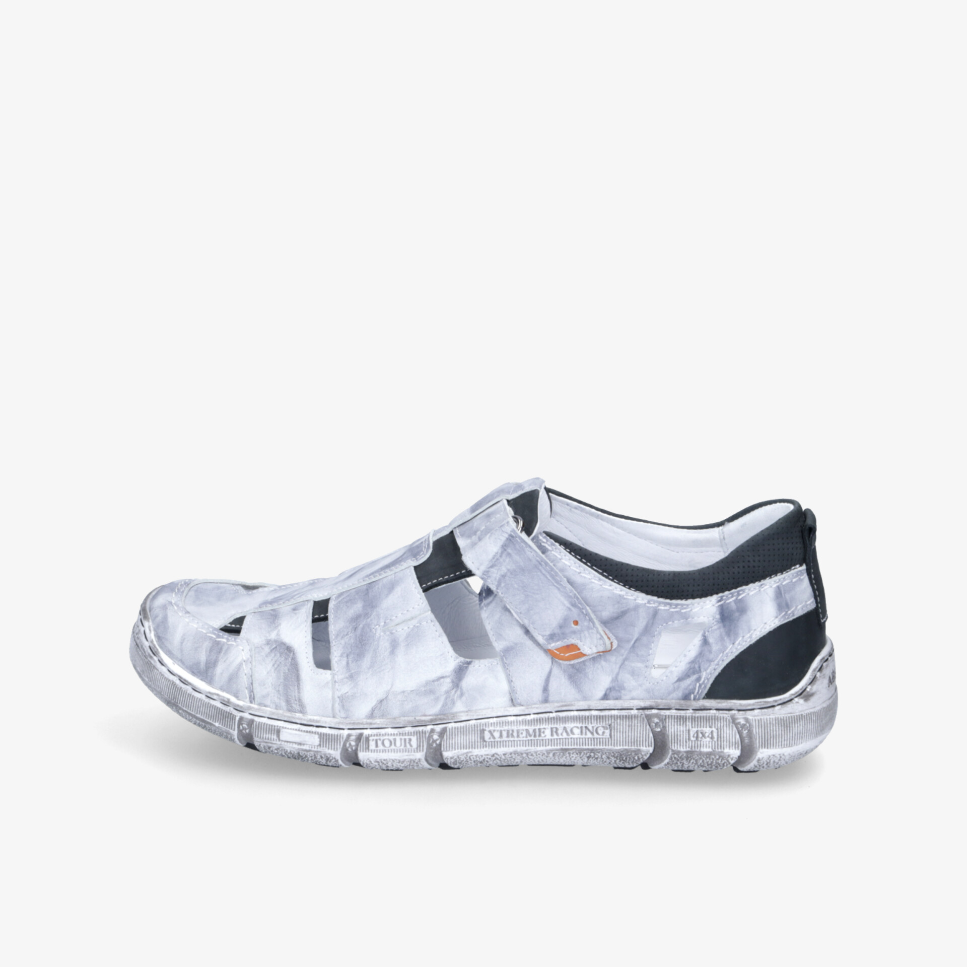 KRISBUT Herren Slipper grau