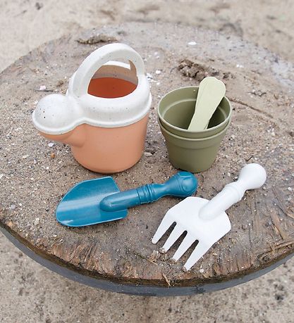 Dantoy BIO Plastik Pflanzenset - 7 Teile - Bunt