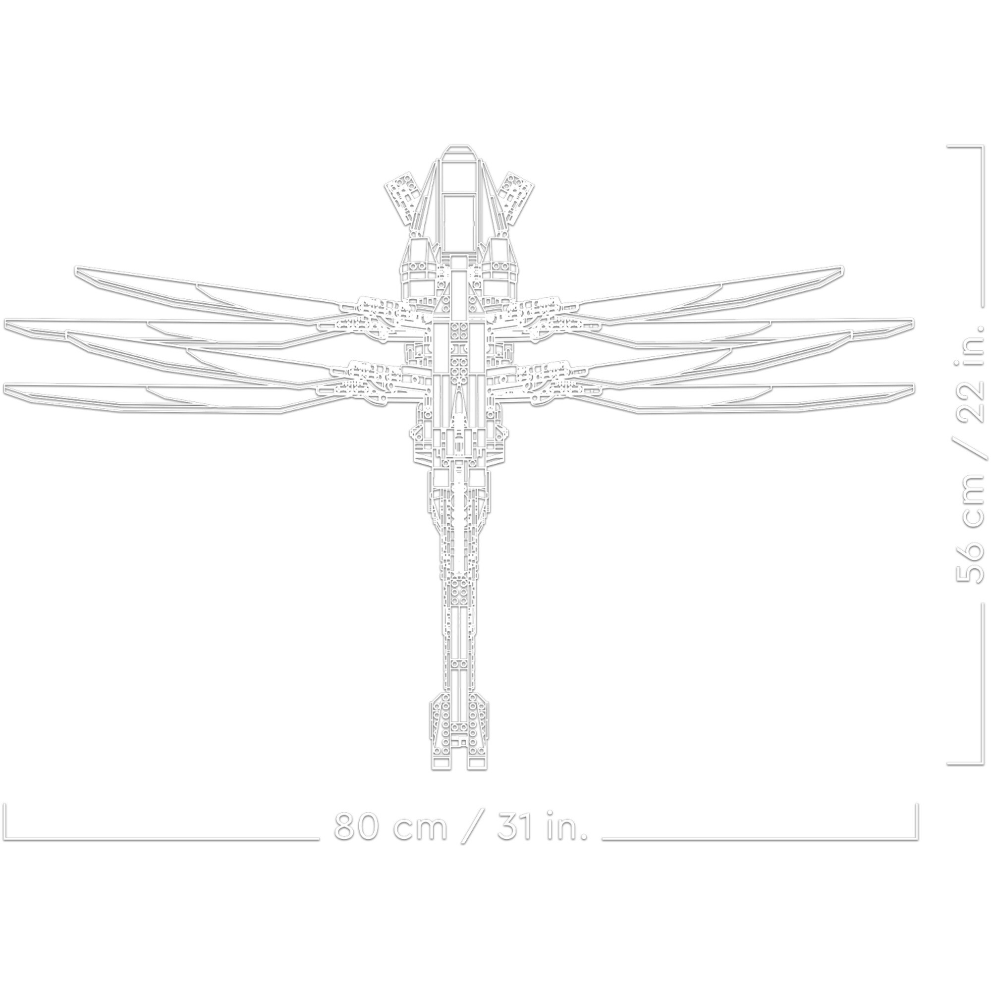 LEGO Konstruktionsspielzeug Icons Dune Atreides Royal Ornithopter
