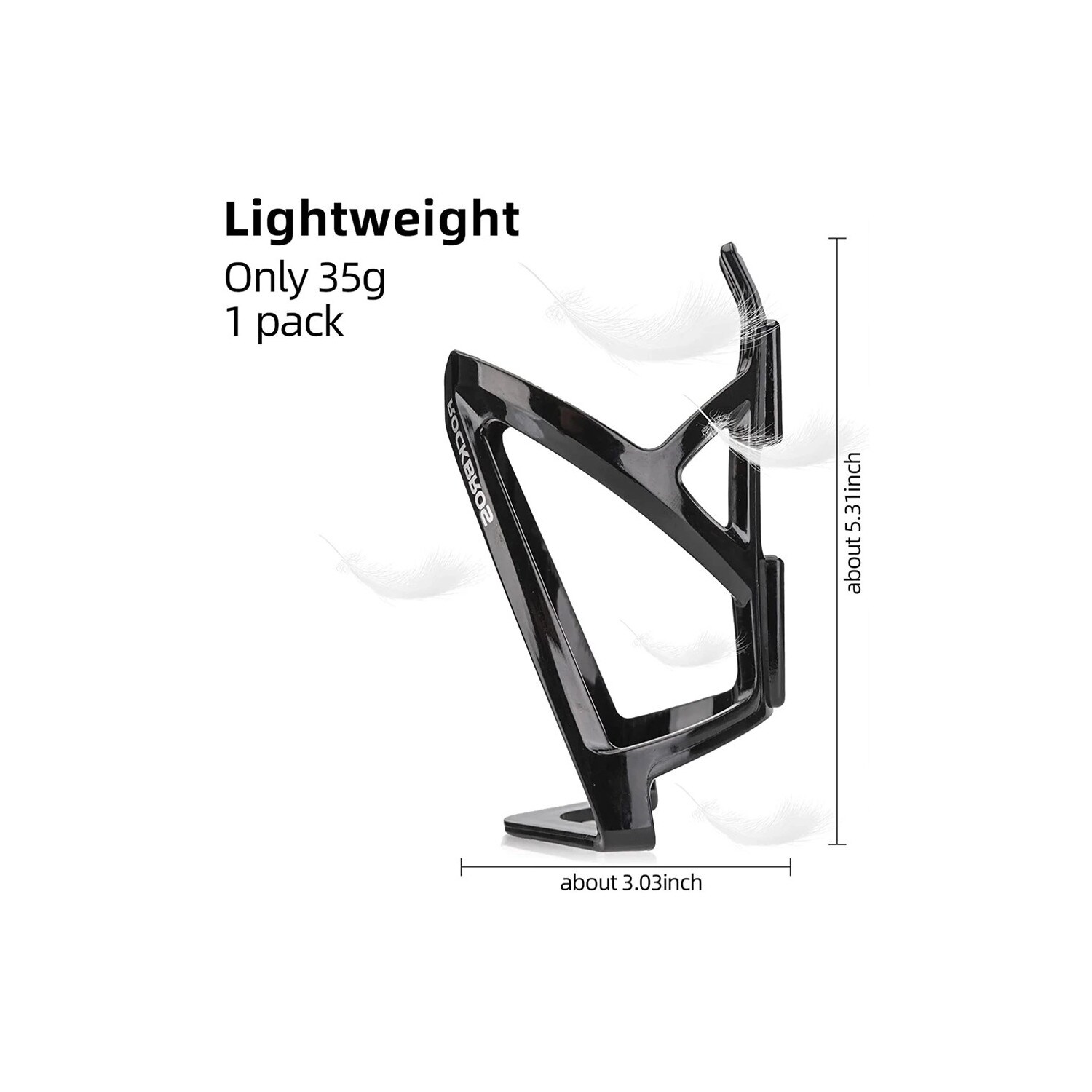 Fahrradflaschenhalter – SchwarzFK338 - PC Flaschenhalterung