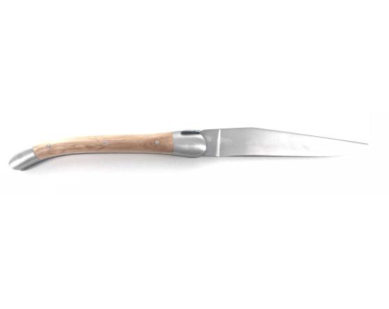 Laguiole Tradition 9 cm - 2 mitres - Genévrier Couteau de Poche Forge de Laguiole