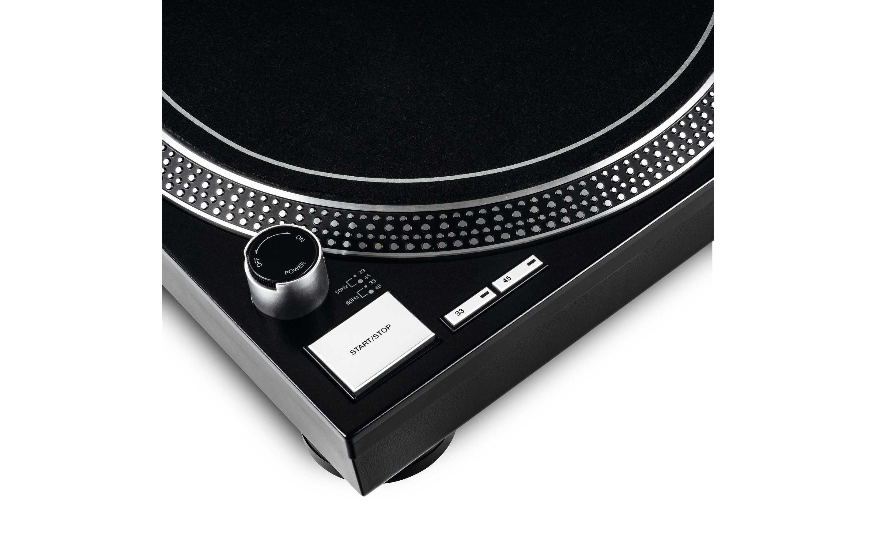 Plattenspieler RP-2000 MK2 Schwarz<br>DJ-Plattenspieler mit quarzgesteuertem Direktantrieb