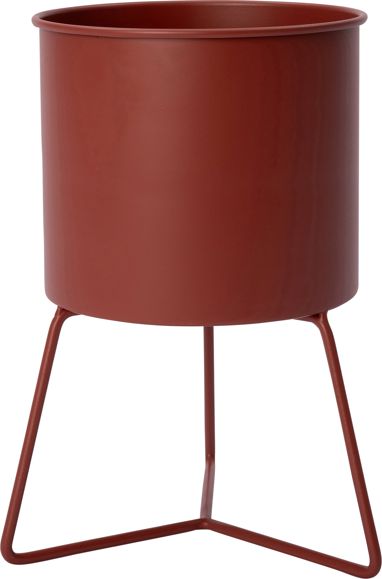 Intratuin bloempot op poten Ilan rood D 18 H 29 cm