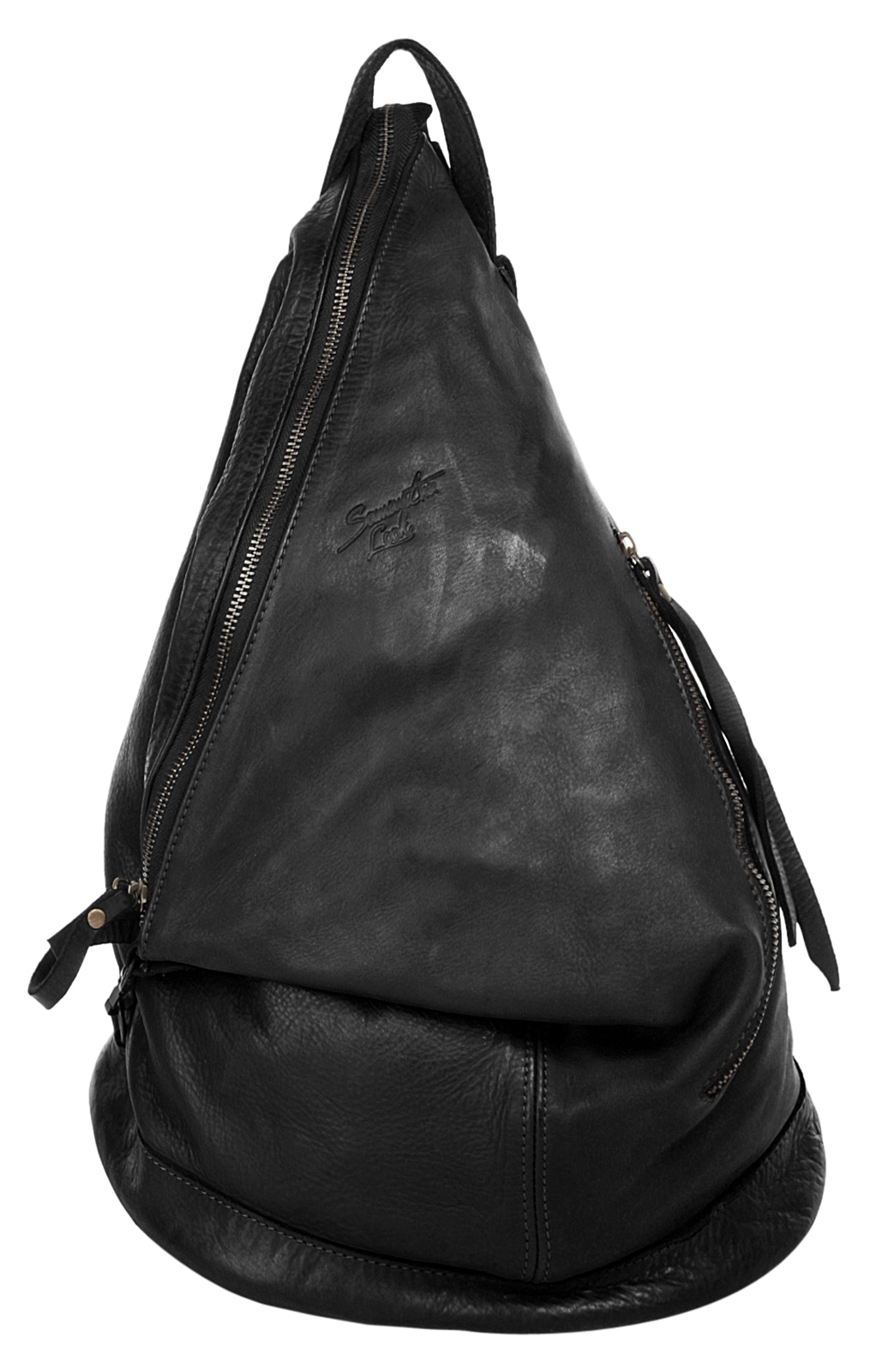 Samantha Look Cityrucksack echt Leder, Made in Italy