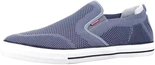 Mustang grijs/blauw 4198-401 - maat 48 instapper grijs/blauw - maat 48 Calandschoen
