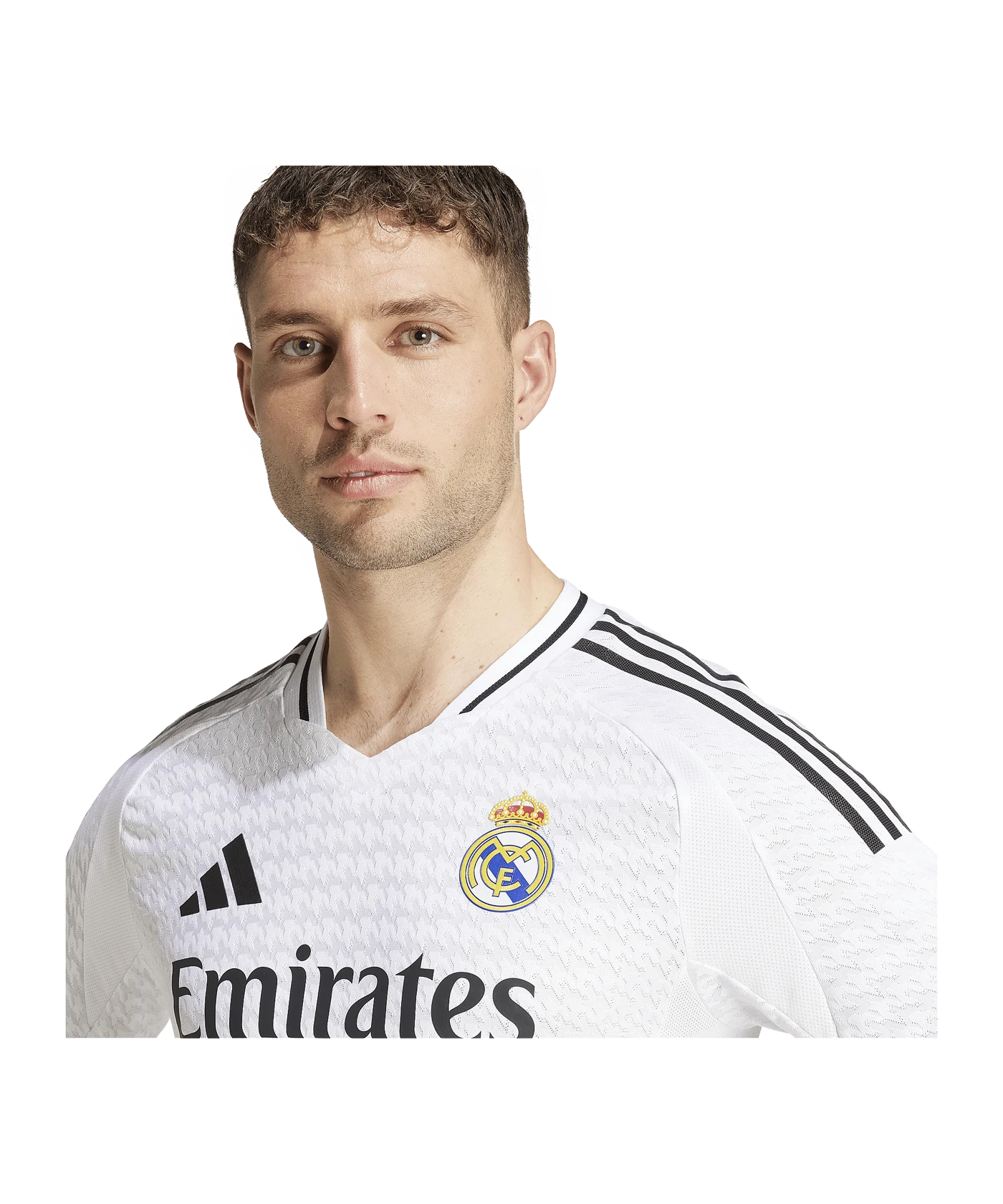 adidas Real Madrid Auth. Trikot Home 2024/2025 Weiss