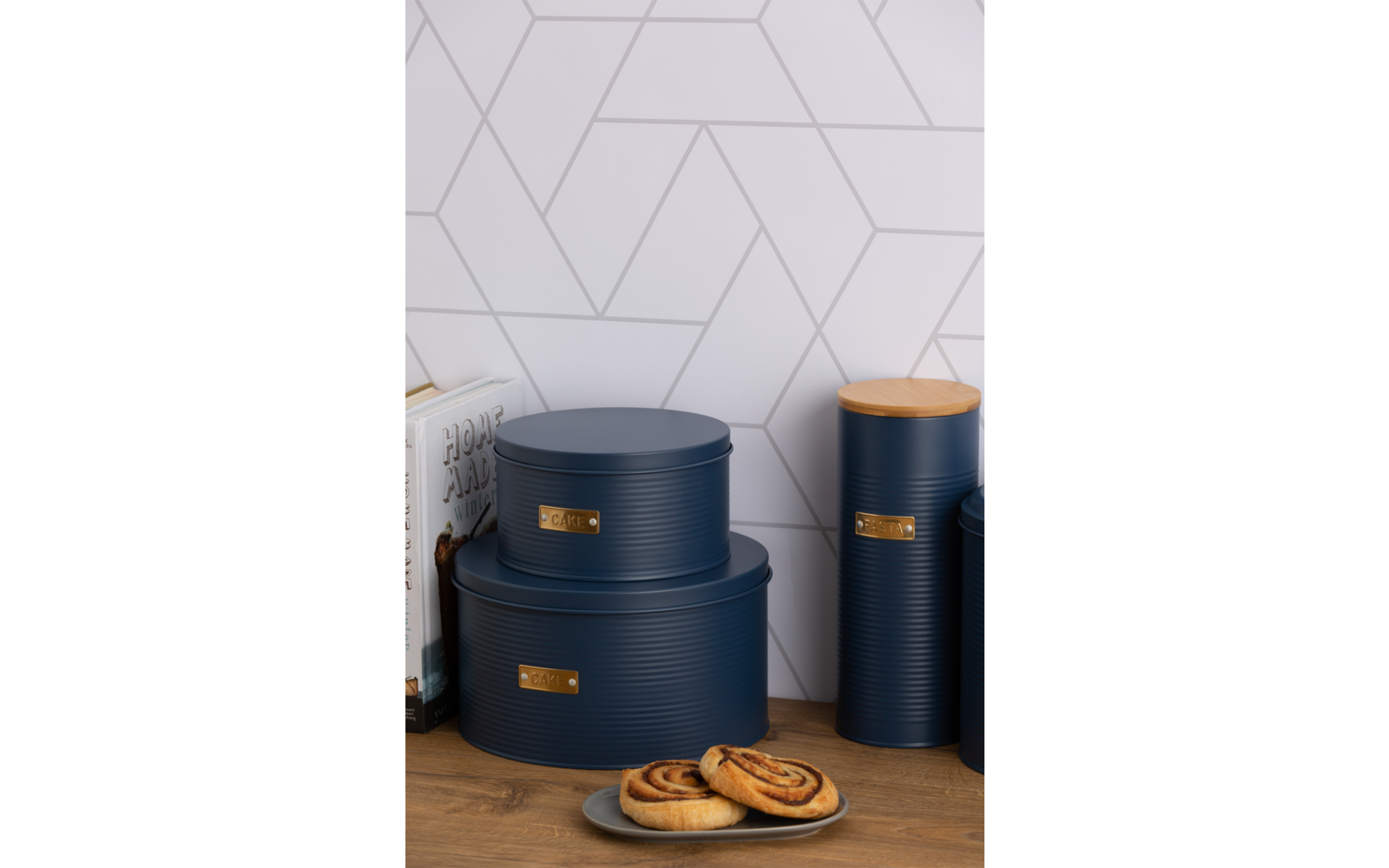 Typhoon Otto Collection Navy Spaghettidose 2 Liter navyblau/creme