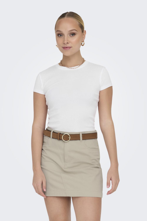 Only witte dames t-shirt