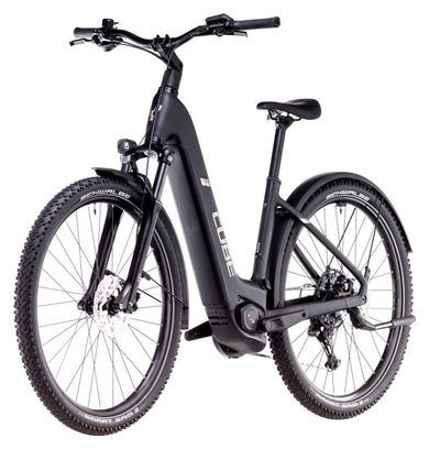 VTC Électrique Cube Nuride Hybrid Pro 600 Allroad Easy Entry Shimano Cues 10V 600 Wh 29'' Noir 2025